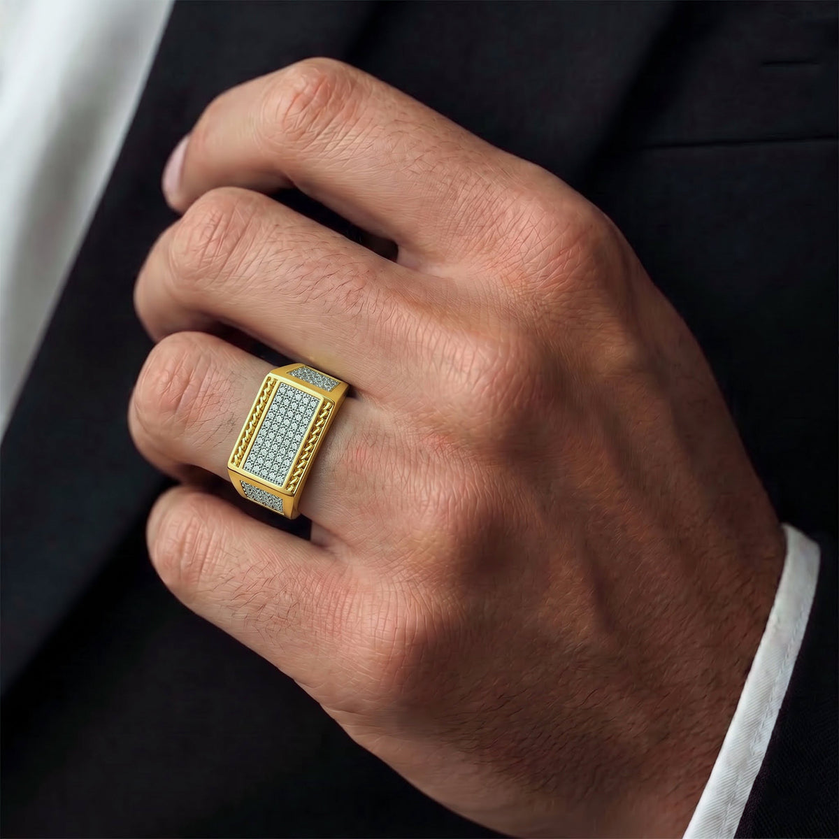 Crown Matrix Ring jewellery product view 2