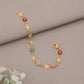 Floral Love Gold Charm Bracelet jewellery product view 3