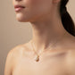 Golden Teardrop Pearl Pendant Necklace jewellery product view 3