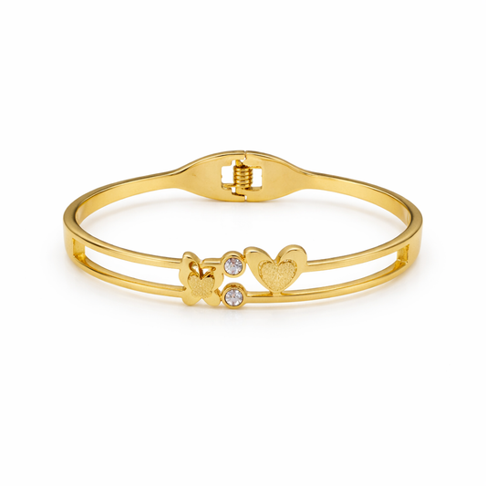 Butterfly Heart Luxe Kada jewellery product view 1