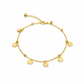 Golden Flutter Butterfly Charm Anklet jewellery product view 4