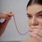 DazzleLink Rose Gold Bracelet jewellery product view 4