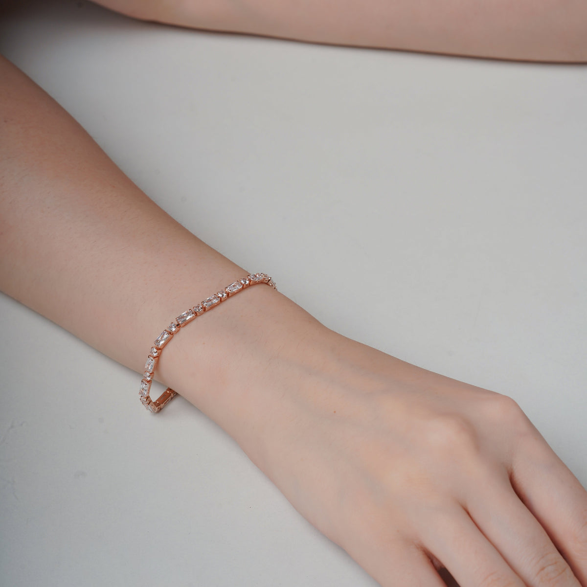 DazzleLink Rose Gold Bracelet jewellery product view 5