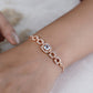 Cubic Zirconia Adjustable Slider Bracelet jewellery product view 8