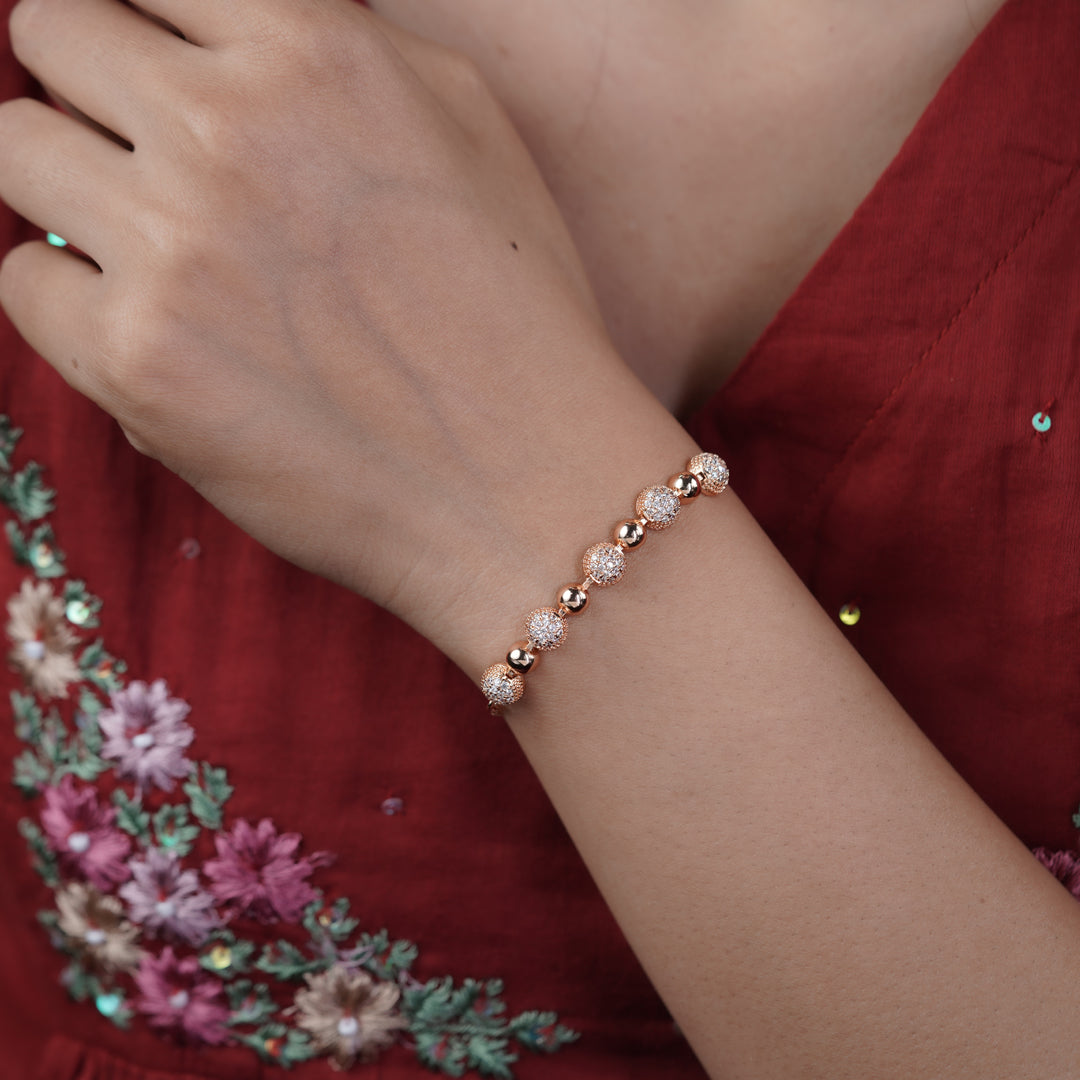 Elite Shine Zircon Slider Bracelet jewellery product view 5