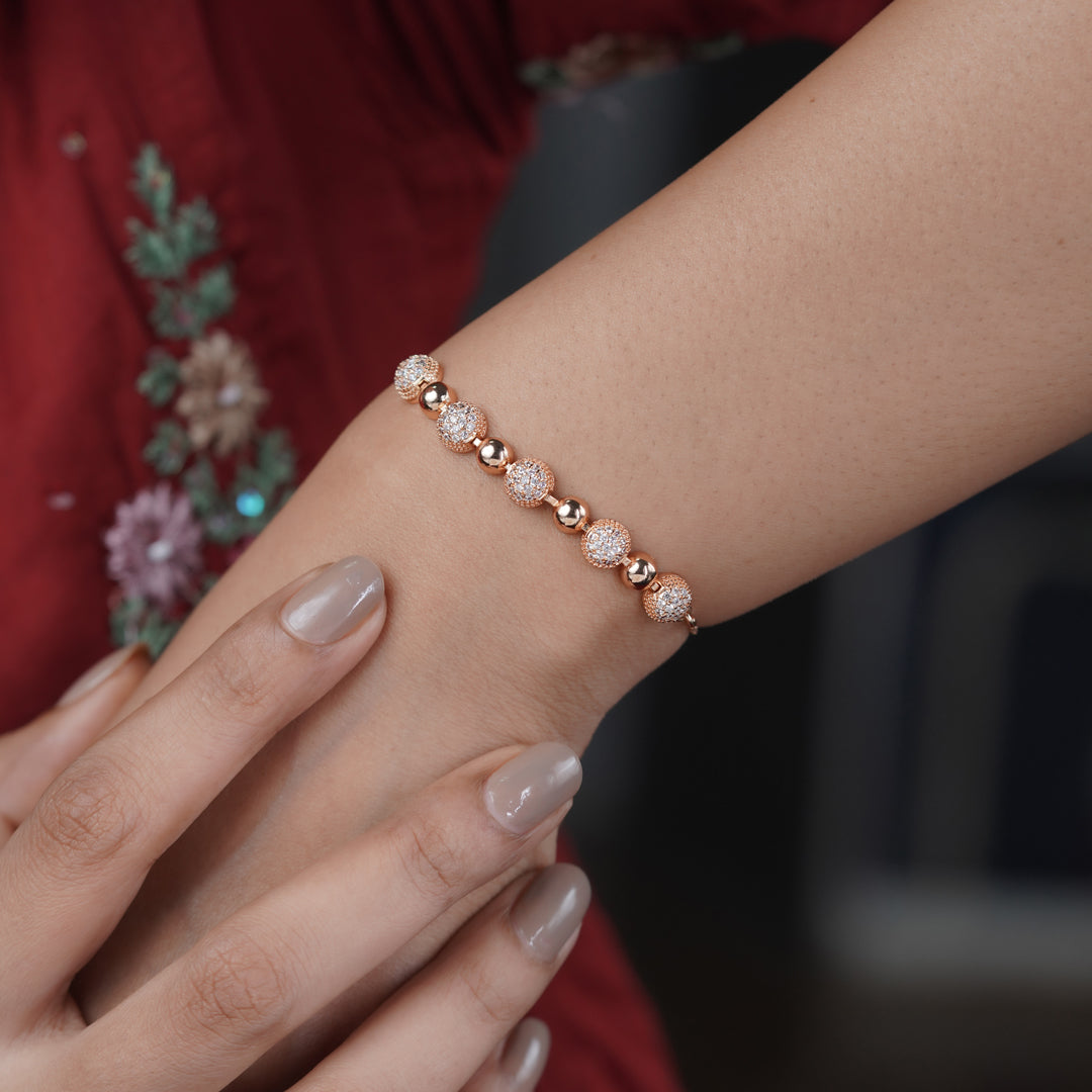 Elite Shine Zircon Slider Bracelet jewellery product view 7