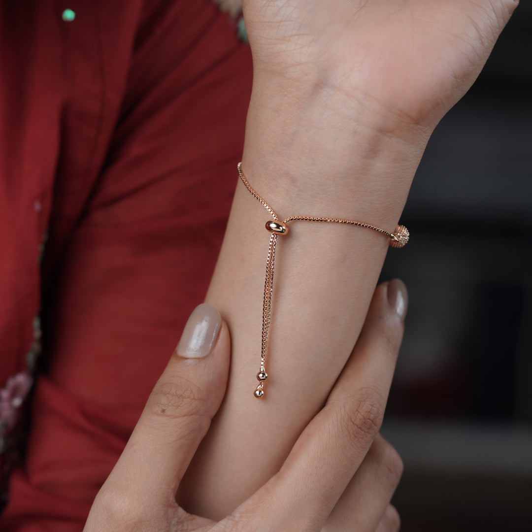 Elite Shine Zircon Slider Bracelet jewellery product view 8