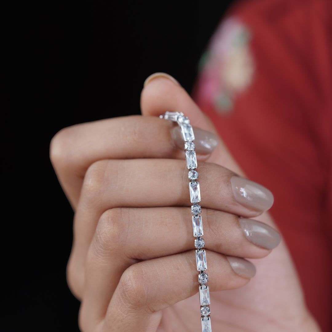 Diamond Aura Tennis Bracelet jewellery product view 9
