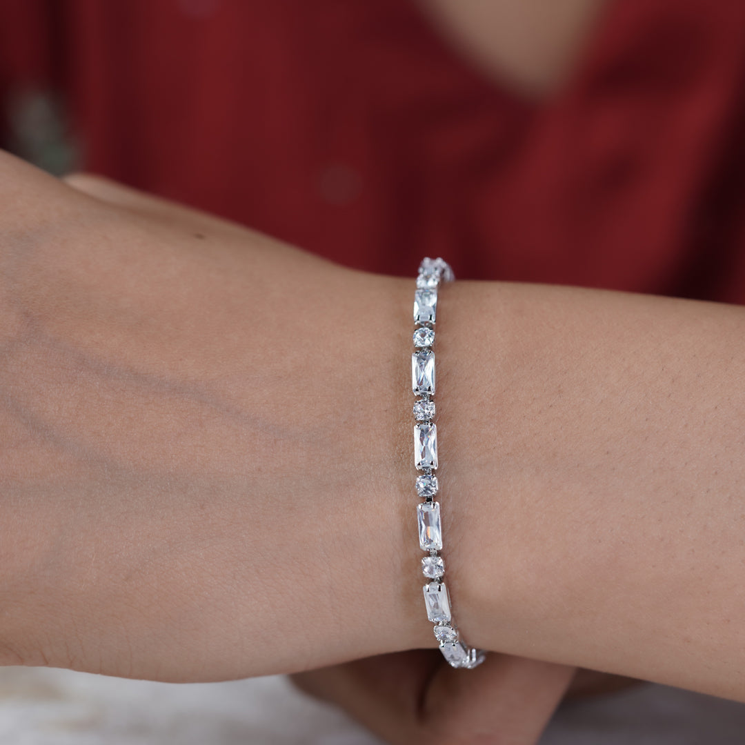 Diamond Aura Tennis Bracelet jewellery product view 10