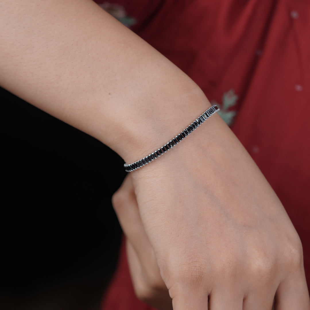 Precision Shine Baguette Bracelet jewellery product view 9