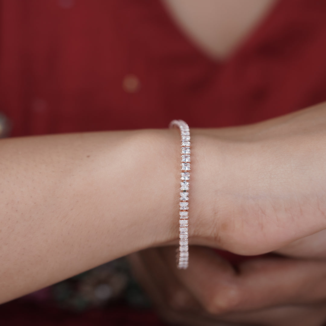 Timeless Luxe Tennis Bracelet jewellery product view 7