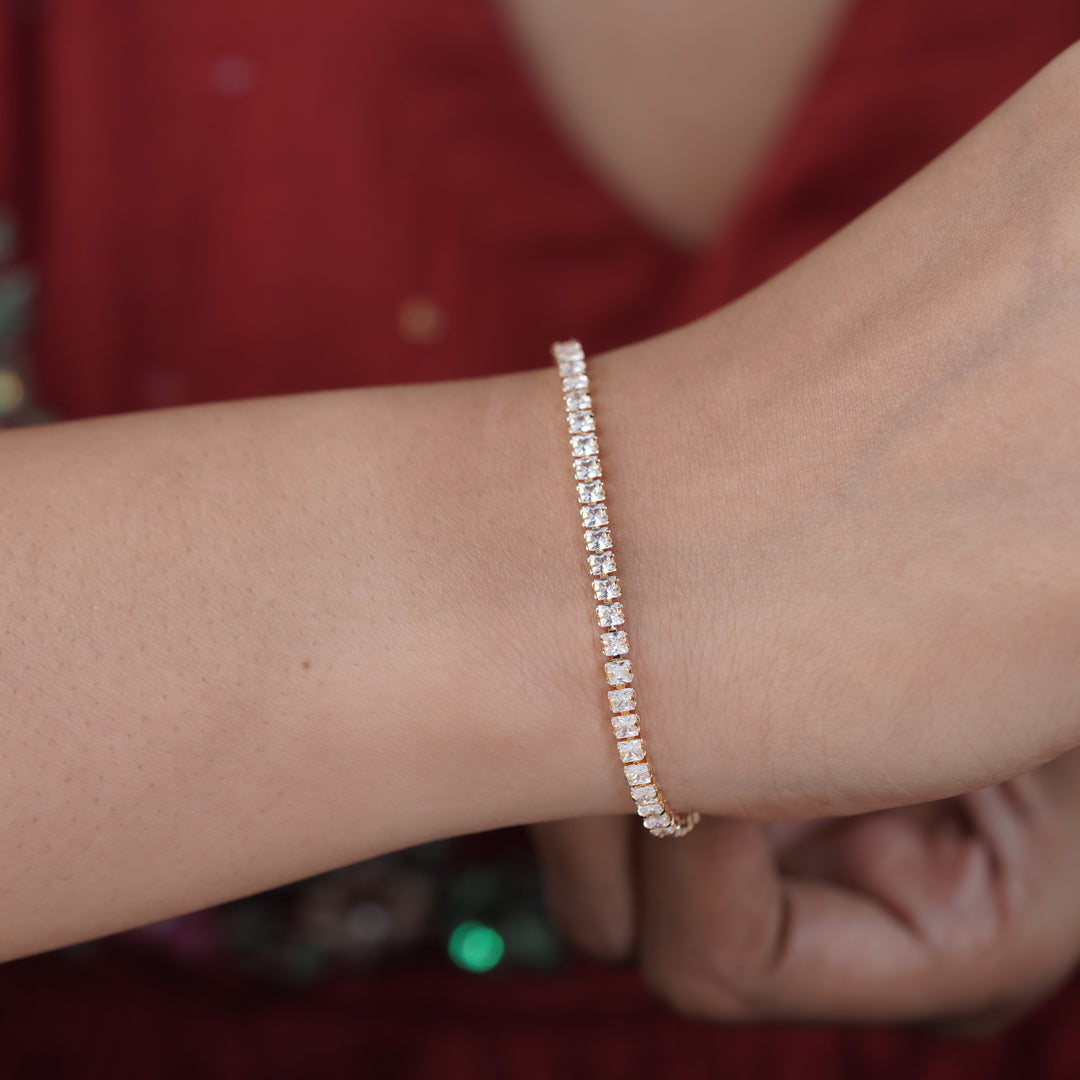 Timeless Luxe Tennis Bracelet jewellery product view 16