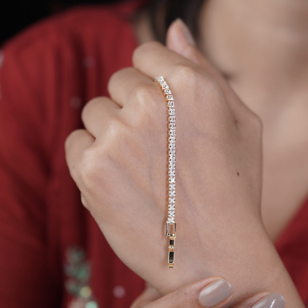 Timeless Luxe Tennis Bracelet jewellery product view 17