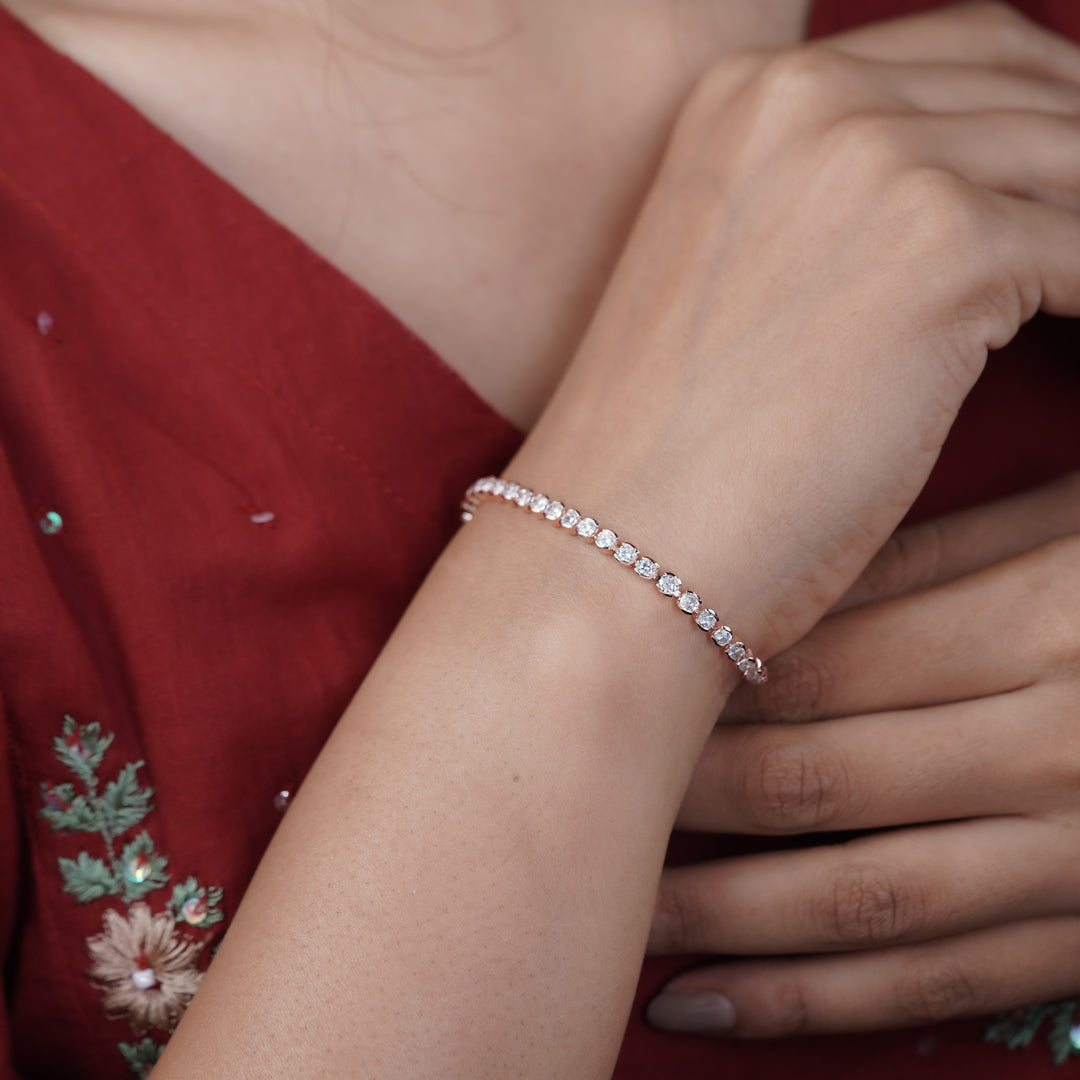 Radiant Line Crystal Bracelet jewellery product view 7