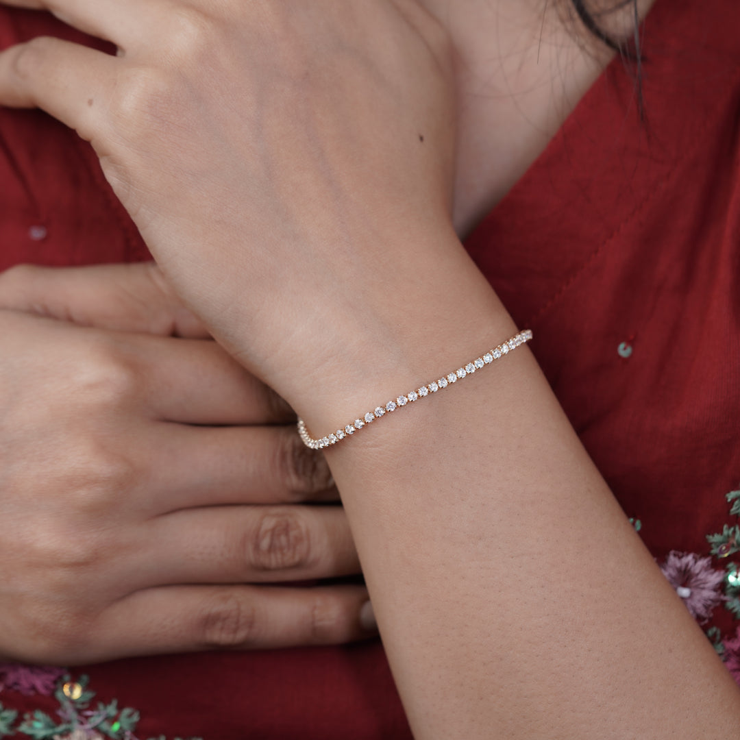 Luxpenny Imperial Glow Tennis Bracelet jewellery product view 9