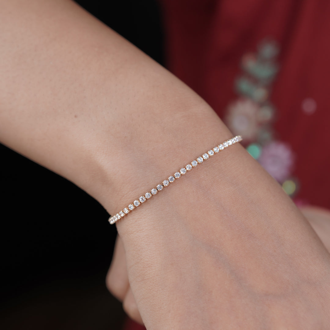 Luxpenny Imperial Glow Tennis Bracelet jewellery product view 11
