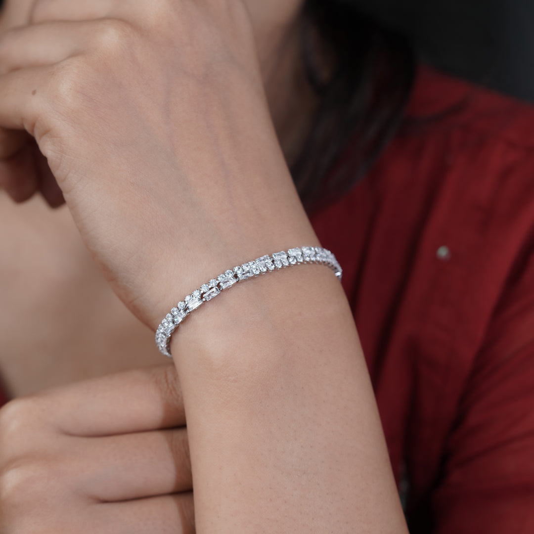 Eterna Shine Diamond Bracelet jewellery product view 8
