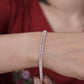 Opulenza Rose Gold Baguette Bracelet jewellery product view 11