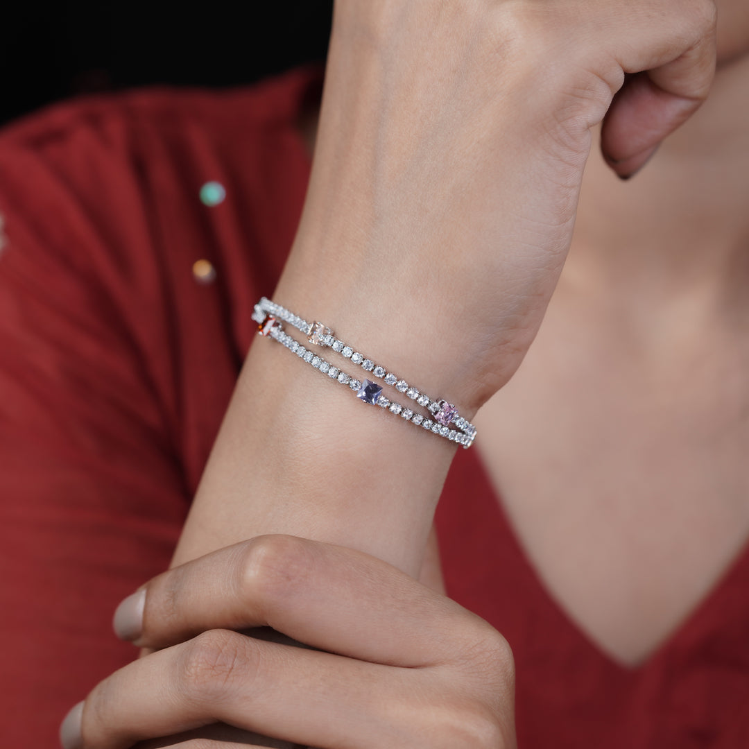 Elysian Rainbow Luxe Bracelet jewellery product view 10
