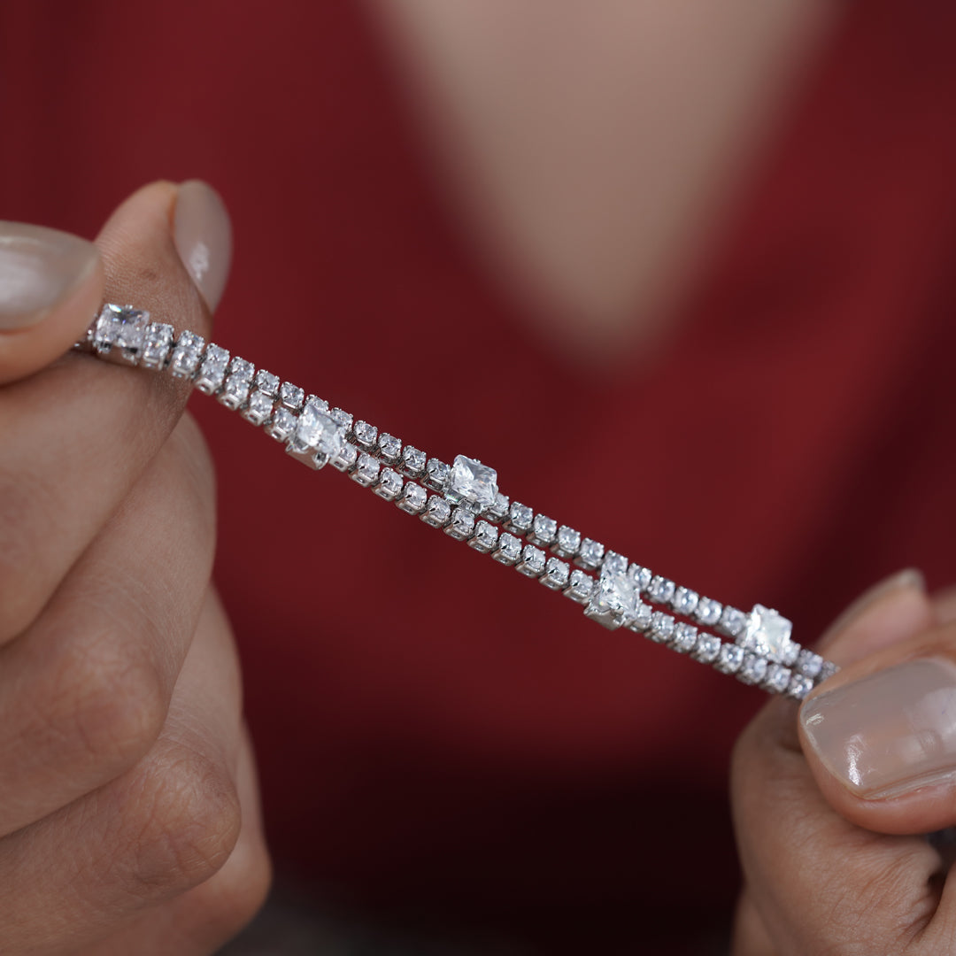 Royal Ice Diamond Tennis Bracelet jewellery product view 7