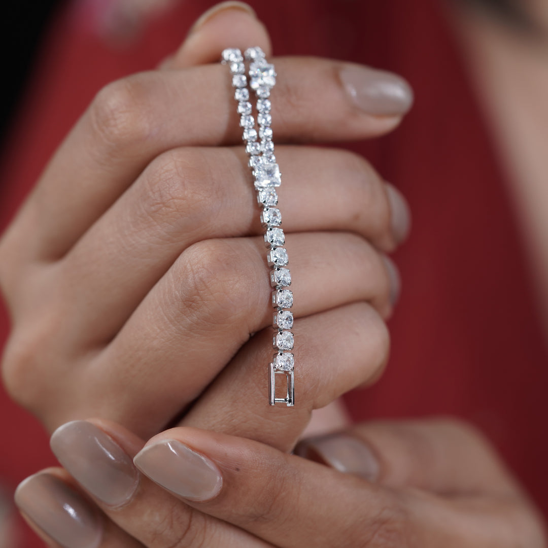Royal Ice Diamond Tennis Bracelet jewellery product view 9