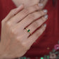 Emerald Royale Solitaire Ring jewellery product view 6