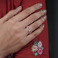 Luxpenny Ruby Royale Baguette Ring jewellery product view 5