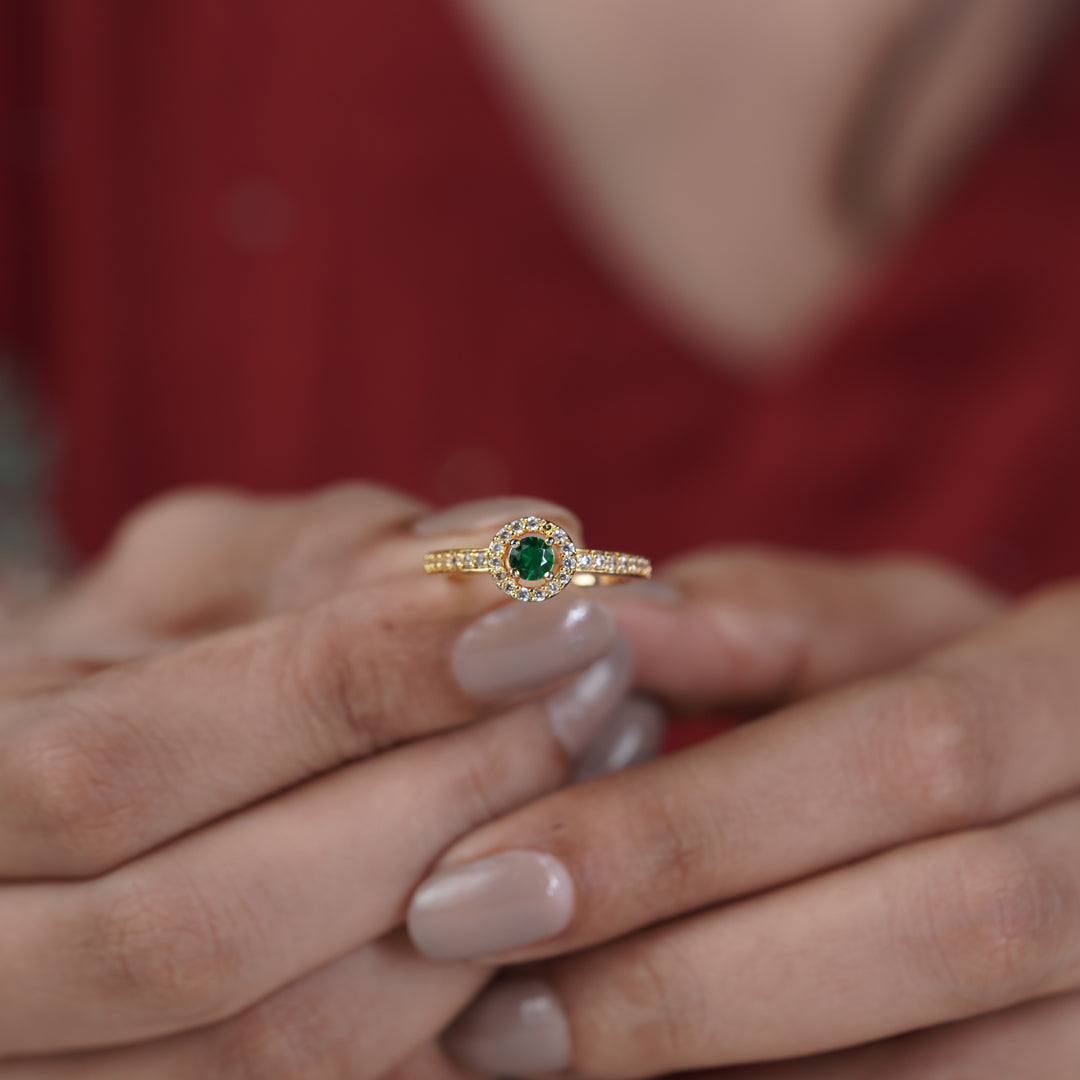 Crown Halo Diamond Ring jewellery product view 4