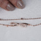 Delicate Rose Gold Bow Knot Anklet jewellery product view 9