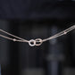 Interlocking Circle Rose Gold Anklet jewellery product view 5