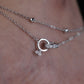 Celestial Knot Silver Anklet jewellery product view 7