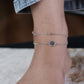 Celestial Tree of Life Silver Anklet jewellery product view 9