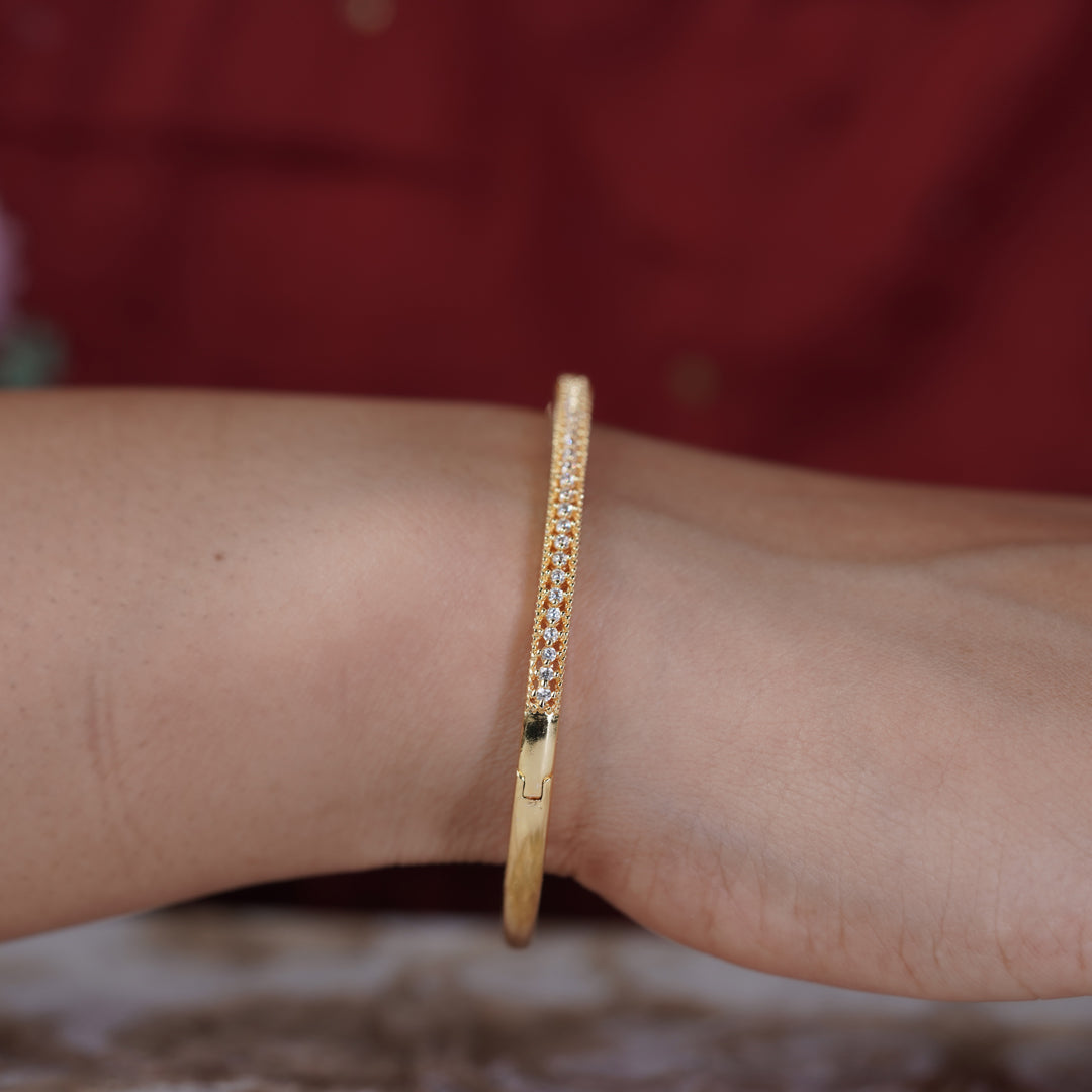 Grace Shine Diamond Gold Kada jewellery product view 4