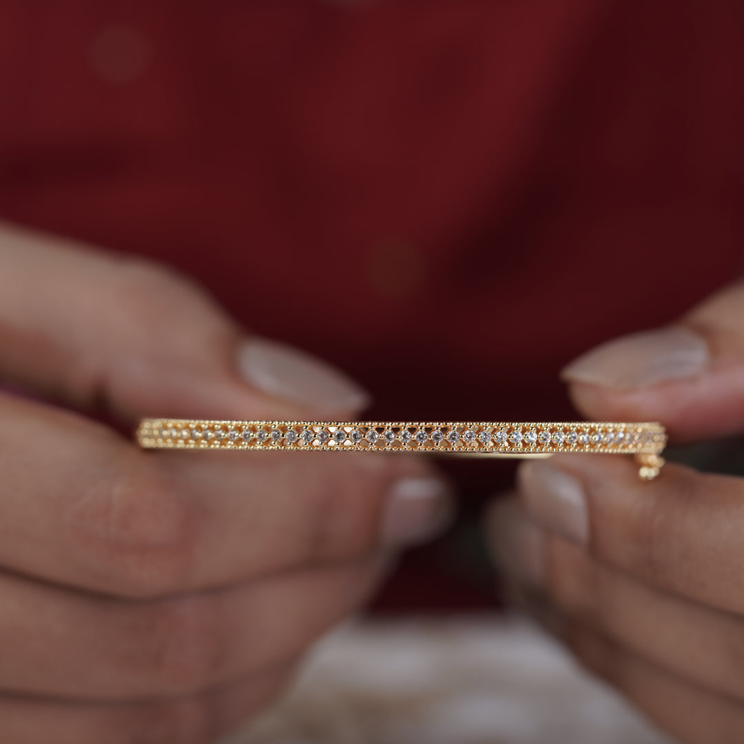 Grace Shine Diamond Gold Kada jewellery product view 8