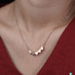 Bharati Rose Gold Necklace jewellery product view 7