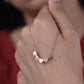 Bharati Rose Gold Necklace jewellery product view 4
