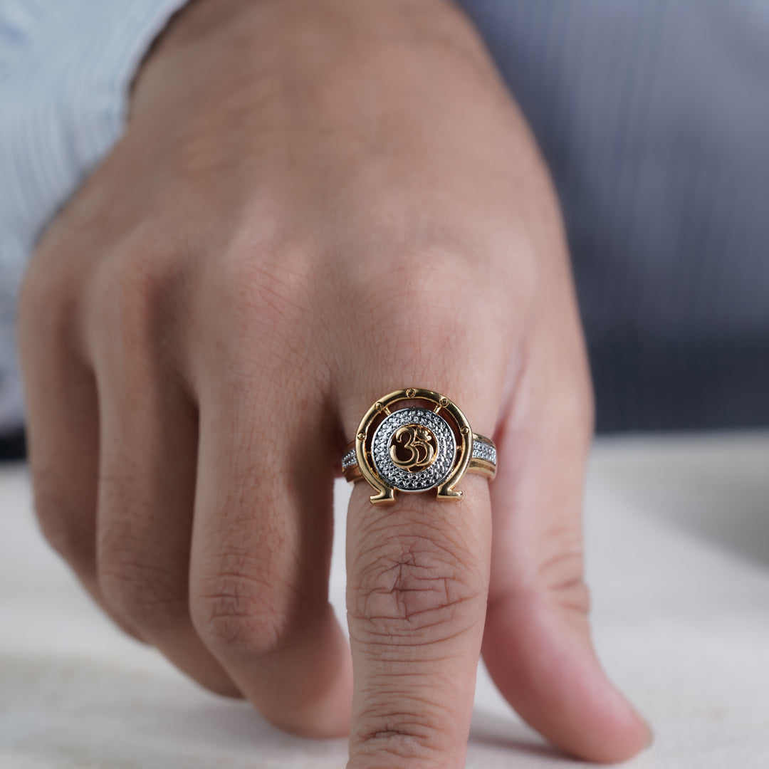 Celestial Om Bliss Ring jewellery product view 8