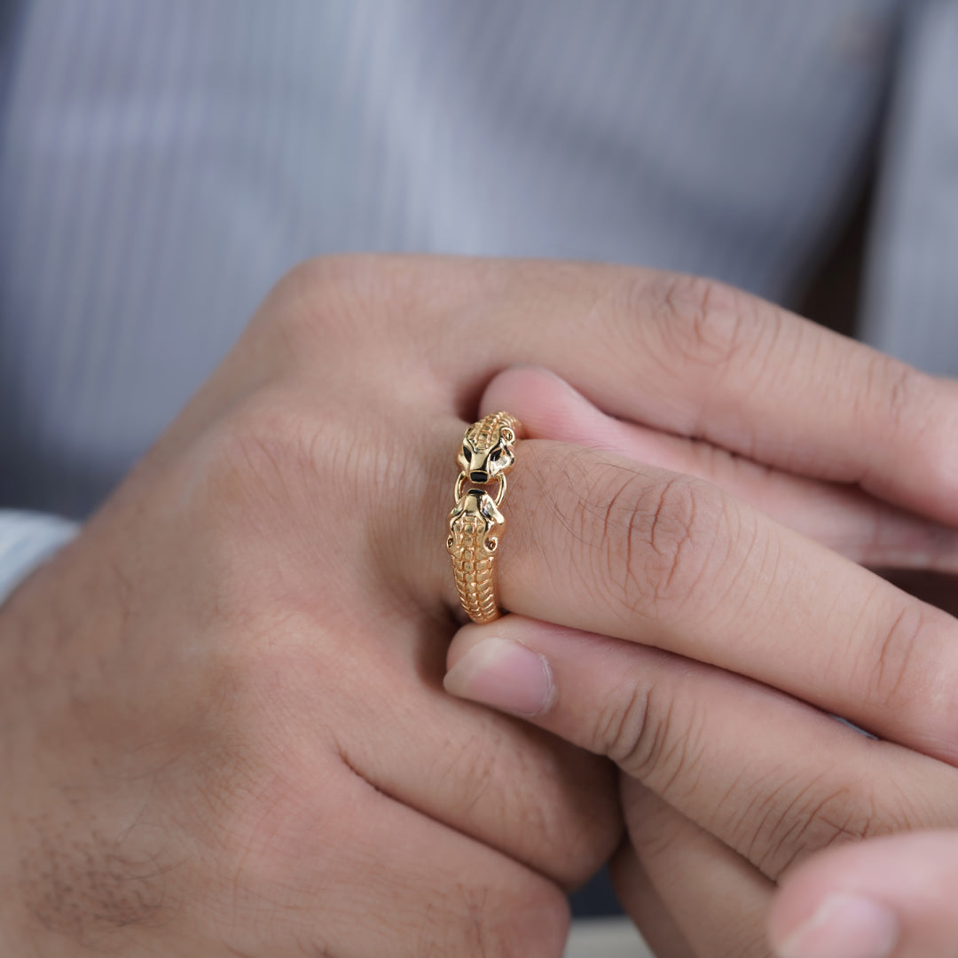 Royal Twin Beast Ring jewellery product view 4