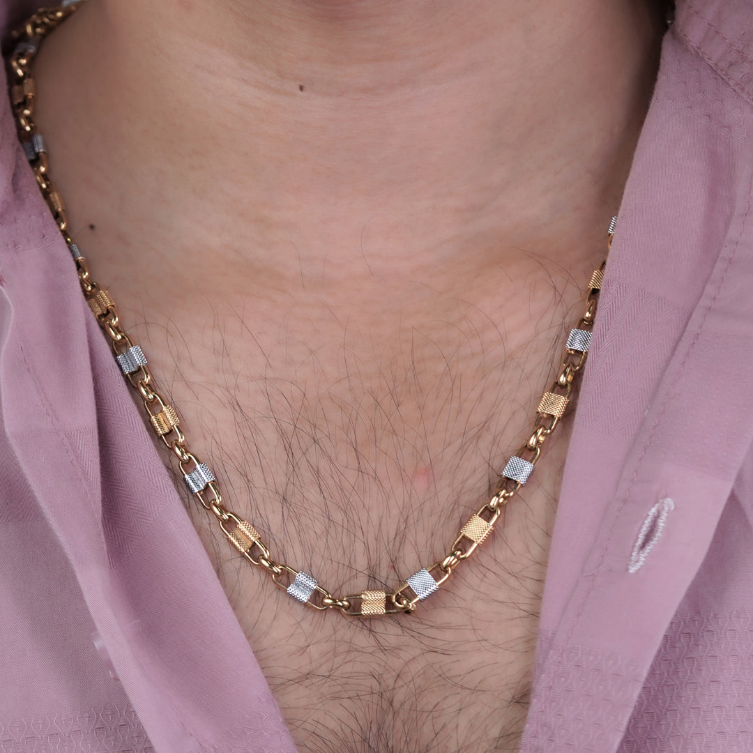 Crown Edition Gold Silver Chain jewellery product view 4