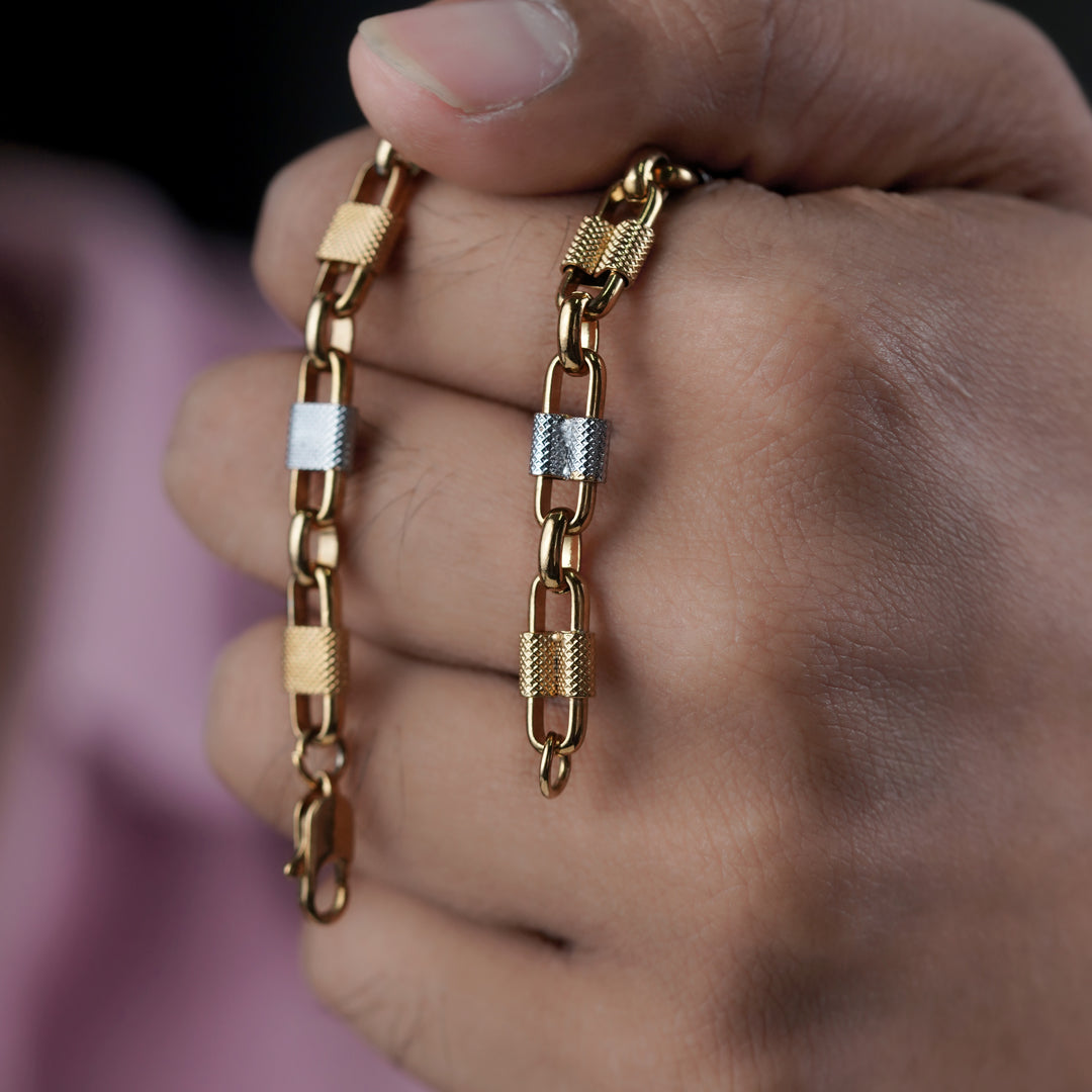 Crown Edition Gold Silver Chain jewellery product view 8