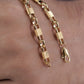 Royal Textured Link Gold Chain jewellery product view 11