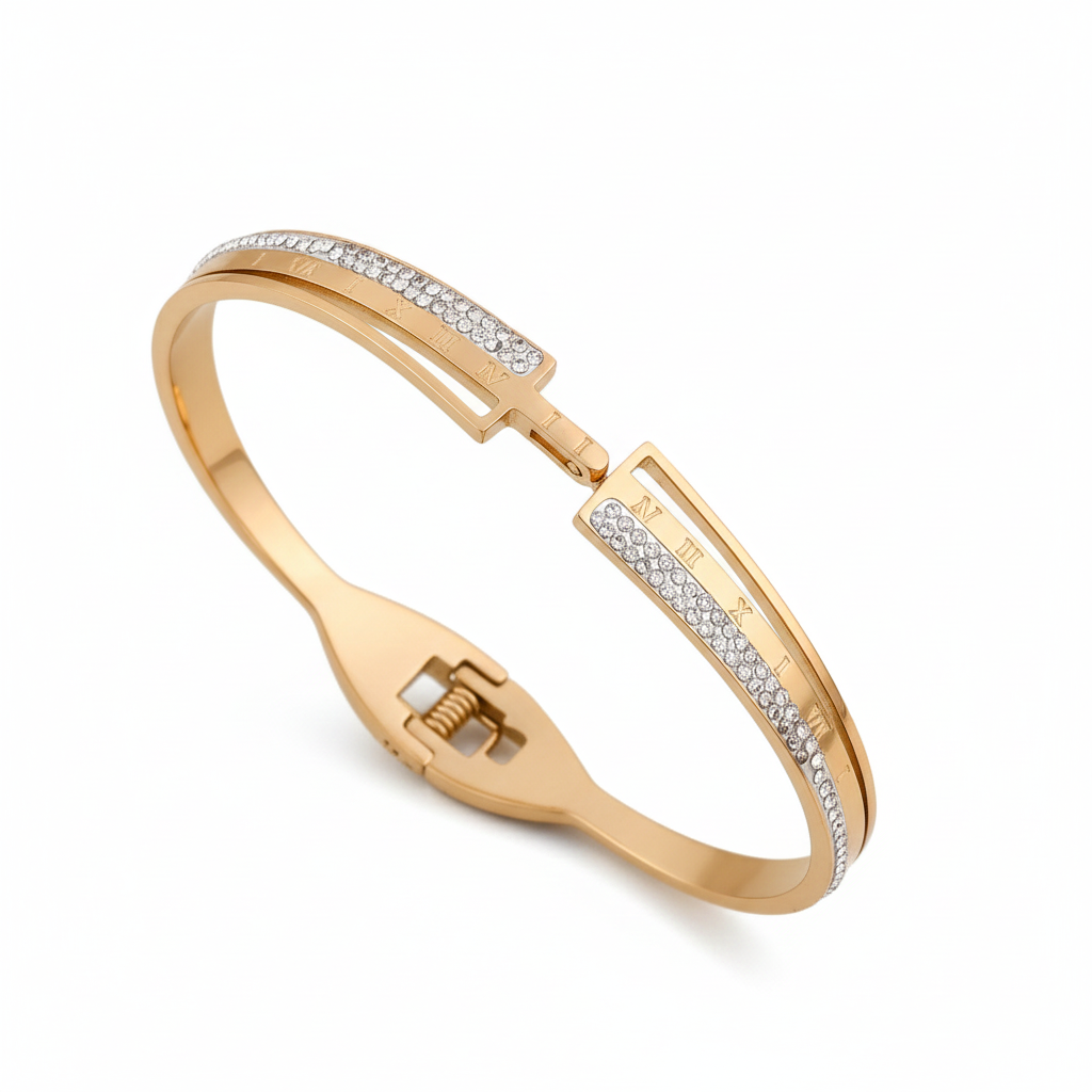 Timeless Roman Diamond Bracelet jewellery product view 9
