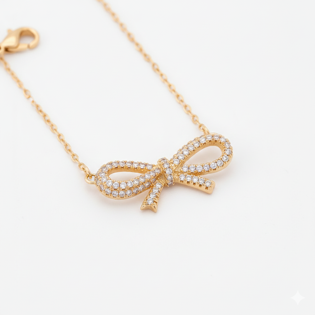 Lisha Infinity Necklace jewellery product view 5