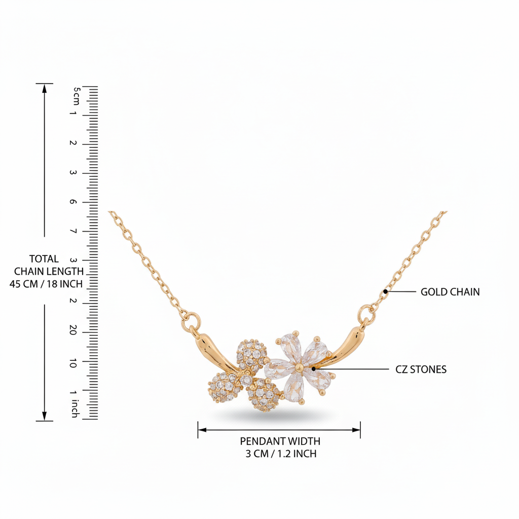 Blossom Grace Necklace style 2 jewellery product view 8