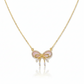 Celestine Luxe Ribbon Pearl Necklace jewellery product view 9