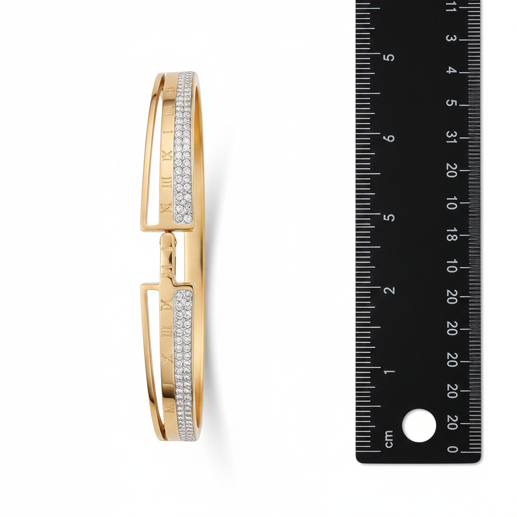 Timeless Roman Diamond Bracelet jewellery product view 8