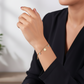 Celestial Clover Nazar Gold Bracelet jewellery product view 8