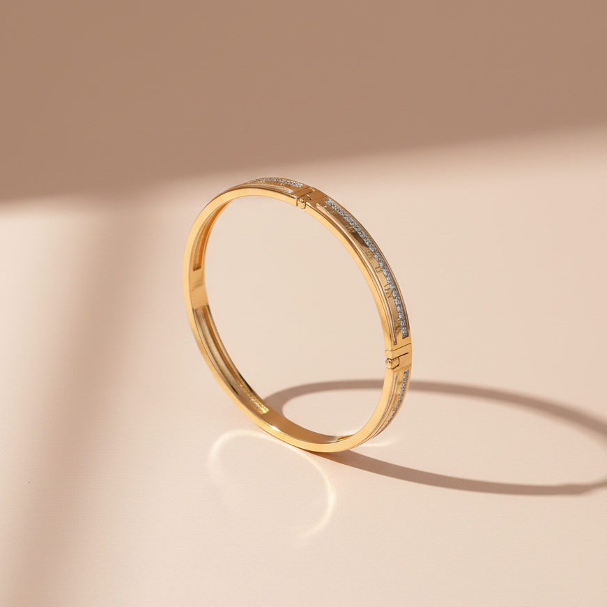 Timeless Roman Diamond Bracelet jewellery product view 4