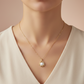 Teardrop Pearl Pendant Necklace jewellery product view 4