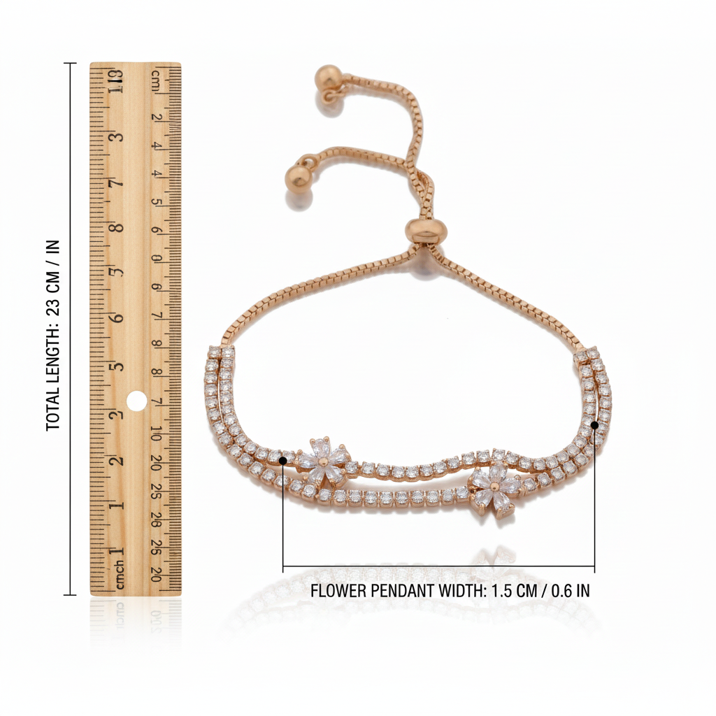 Aashika Adjustable Slider Bracelet jewellery product view 10